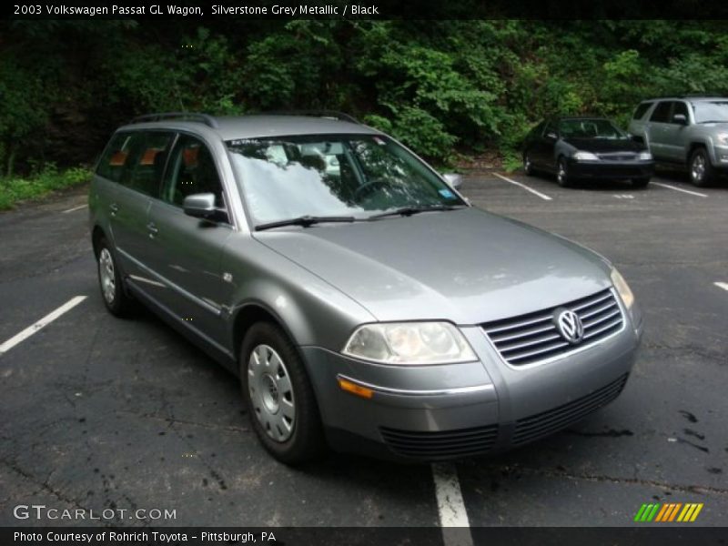 Silverstone Grey Metallic / Black 2003 Volkswagen Passat GL Wagon