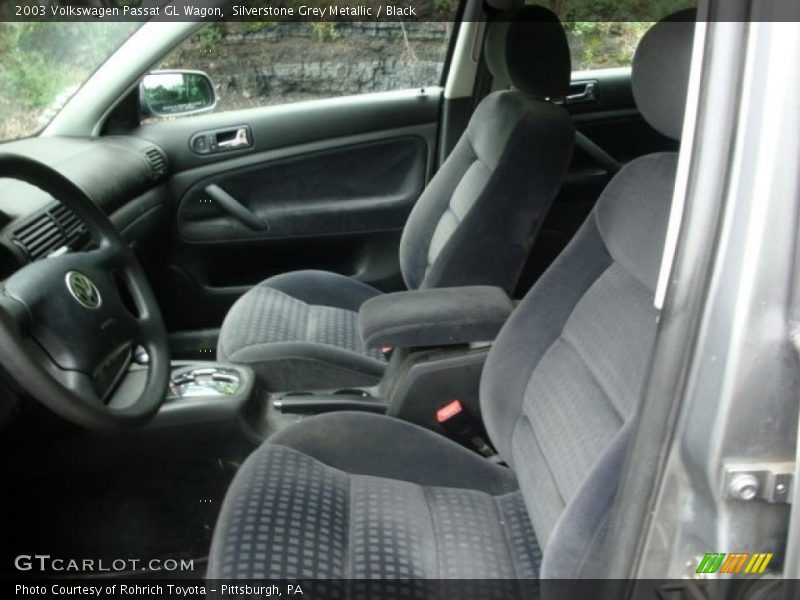 Silverstone Grey Metallic / Black 2003 Volkswagen Passat GL Wagon