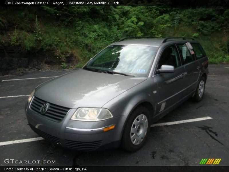 Silverstone Grey Metallic / Black 2003 Volkswagen Passat GL Wagon