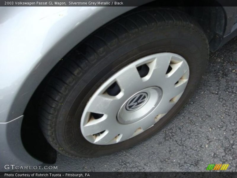 Silverstone Grey Metallic / Black 2003 Volkswagen Passat GL Wagon