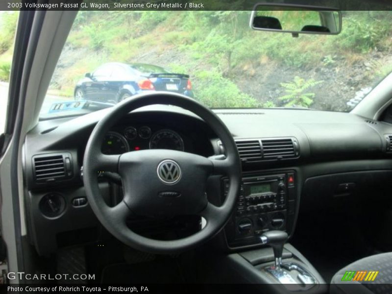 Silverstone Grey Metallic / Black 2003 Volkswagen Passat GL Wagon