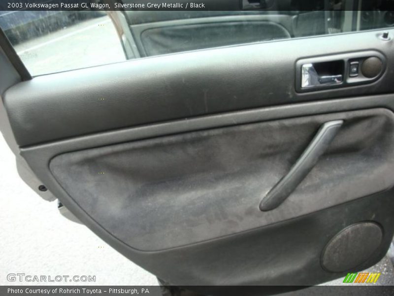 Silverstone Grey Metallic / Black 2003 Volkswagen Passat GL Wagon