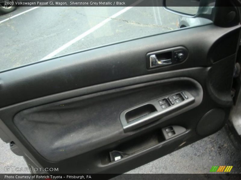 Silverstone Grey Metallic / Black 2003 Volkswagen Passat GL Wagon