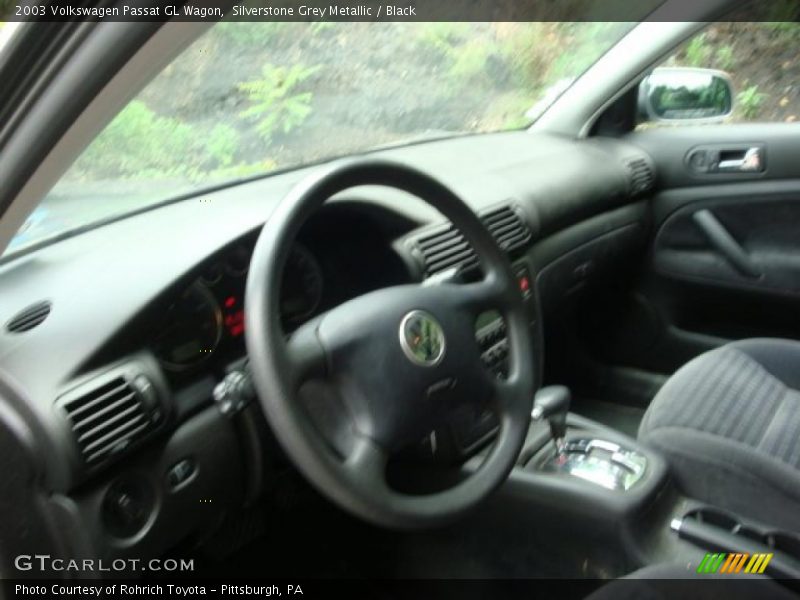 Silverstone Grey Metallic / Black 2003 Volkswagen Passat GL Wagon