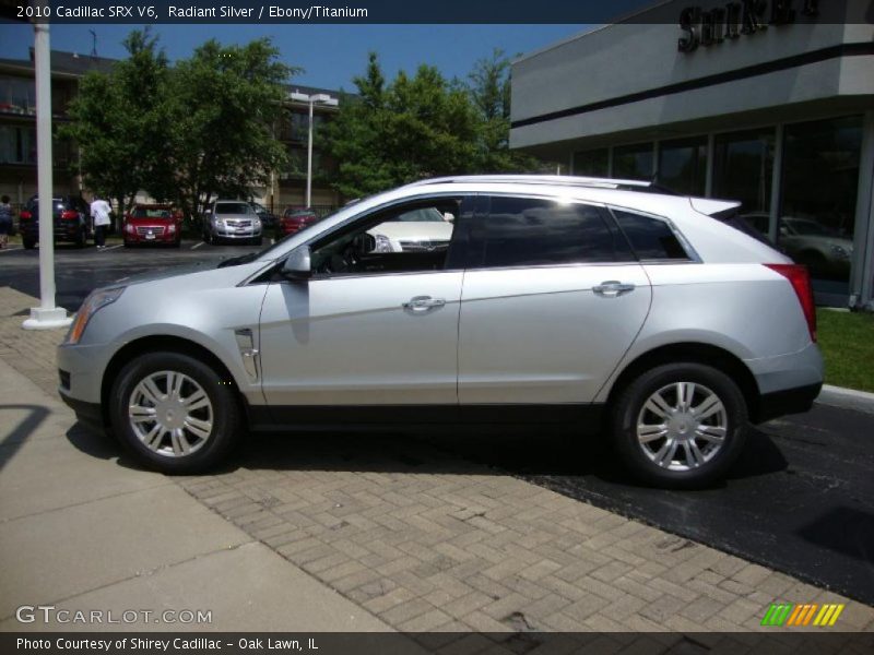 Radiant Silver / Ebony/Titanium 2010 Cadillac SRX V6
