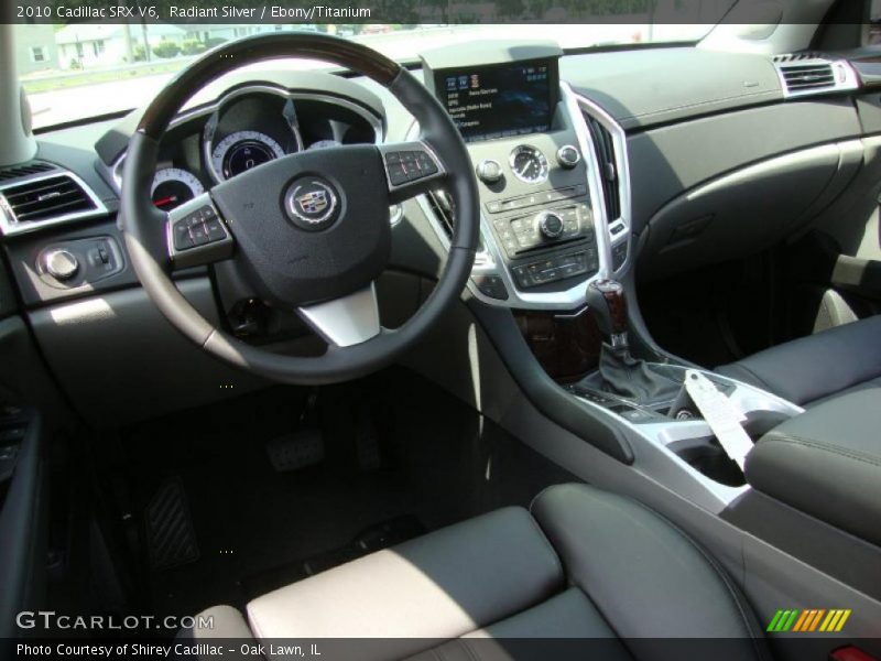 Radiant Silver / Ebony/Titanium 2010 Cadillac SRX V6