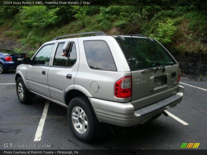 Powellite Silver Metallic / Gray 2004 Isuzu Rodeo S 4WD