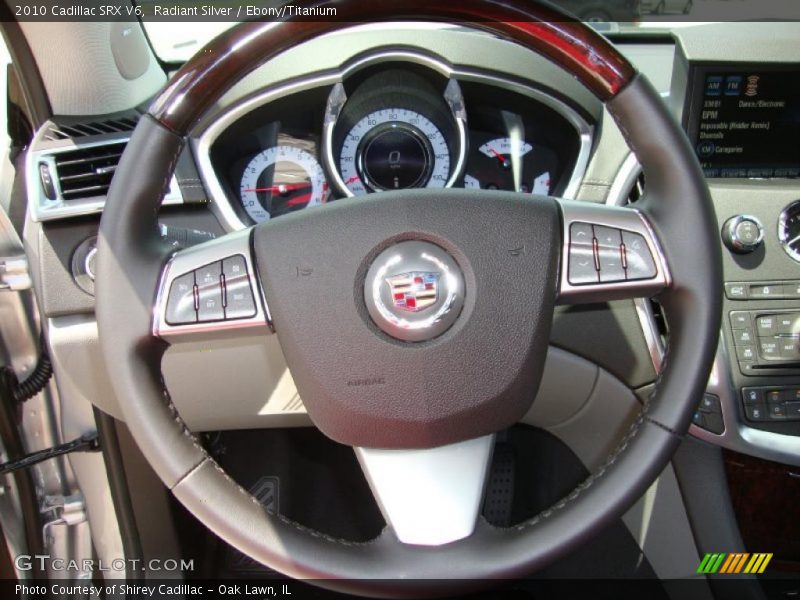 Radiant Silver / Ebony/Titanium 2010 Cadillac SRX V6