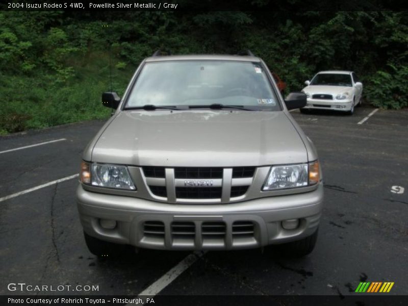Powellite Silver Metallic / Gray 2004 Isuzu Rodeo S 4WD