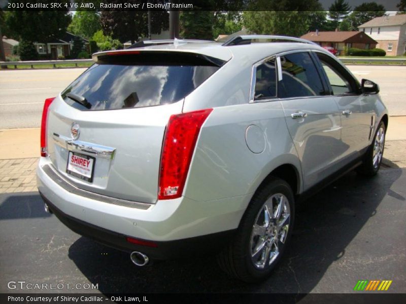 Radiant Silver / Ebony/Titanium 2010 Cadillac SRX 4 V6 AWD