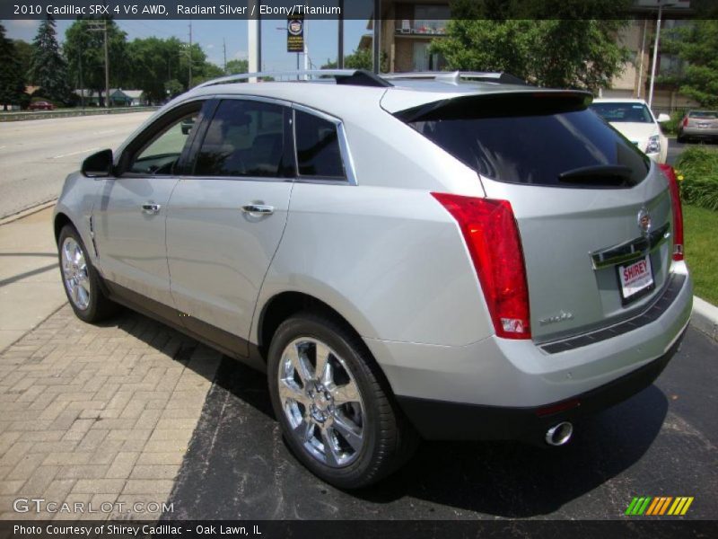 Radiant Silver / Ebony/Titanium 2010 Cadillac SRX 4 V6 AWD