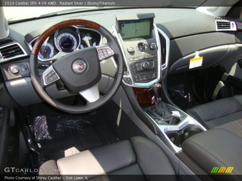 Radiant Silver / Ebony/Titanium 2010 Cadillac SRX 4 V6 AWD