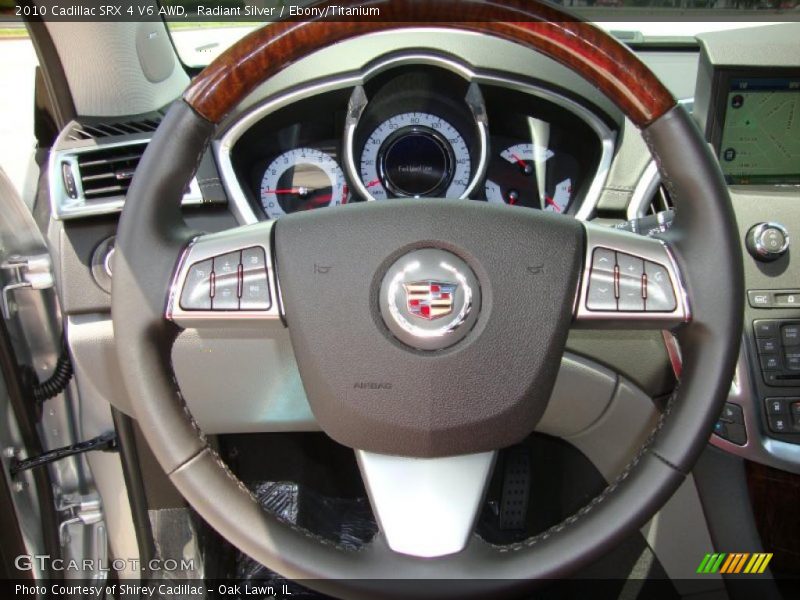 Radiant Silver / Ebony/Titanium 2010 Cadillac SRX 4 V6 AWD