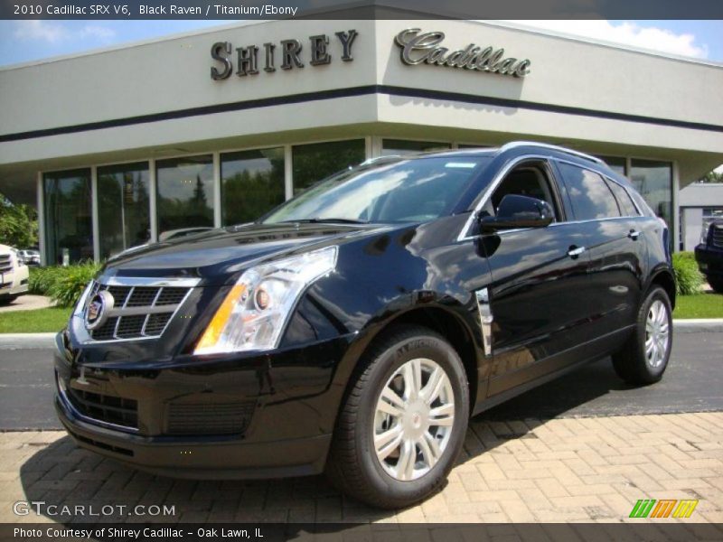 Black Raven / Titanium/Ebony 2010 Cadillac SRX V6