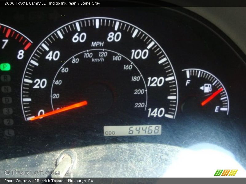 Indigo Ink Pearl / Stone Gray 2006 Toyota Camry LE