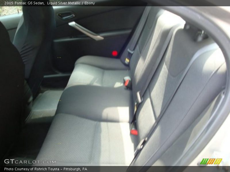 Liquid Silver Metallic / Ebony 2005 Pontiac G6 Sedan