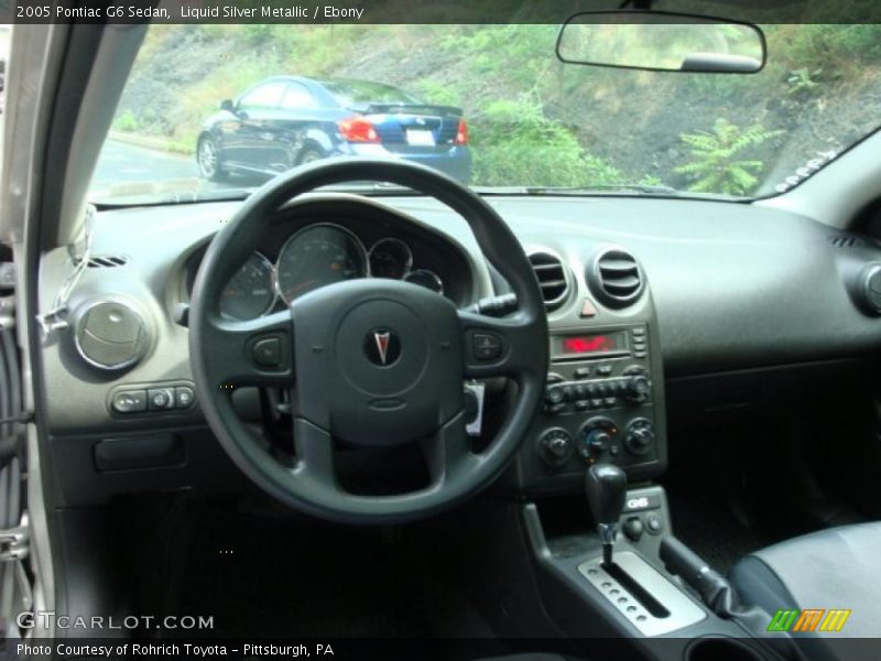 Liquid Silver Metallic / Ebony 2005 Pontiac G6 Sedan