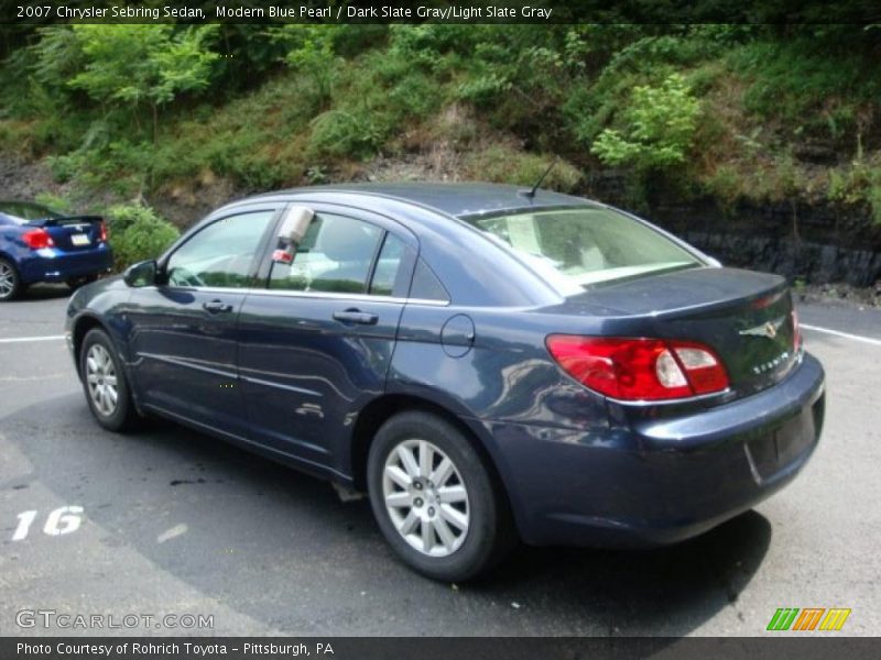 Modern Blue Pearl / Dark Slate Gray/Light Slate Gray 2007 Chrysler Sebring Sedan