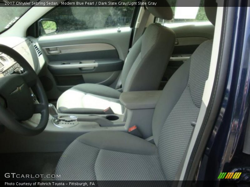 Modern Blue Pearl / Dark Slate Gray/Light Slate Gray 2007 Chrysler Sebring Sedan