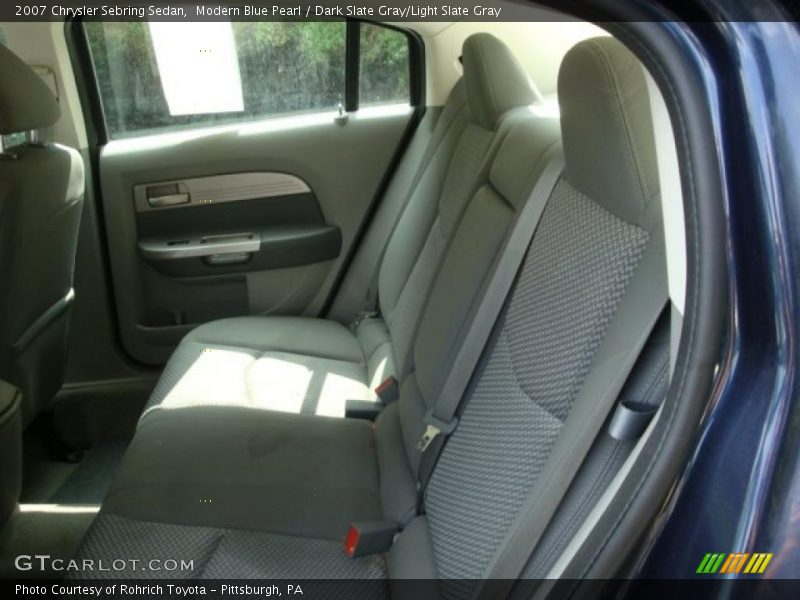 Modern Blue Pearl / Dark Slate Gray/Light Slate Gray 2007 Chrysler Sebring Sedan