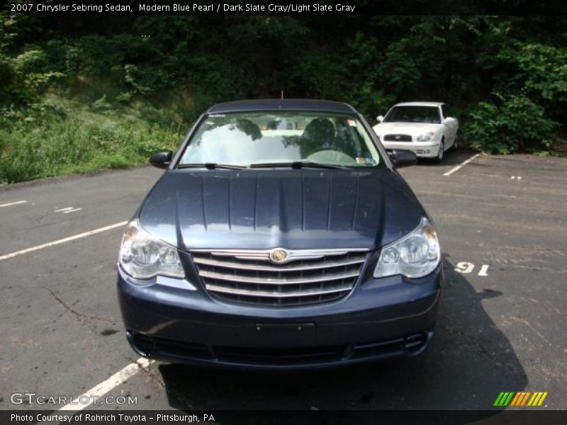 Modern Blue Pearl / Dark Slate Gray/Light Slate Gray 2007 Chrysler Sebring Sedan