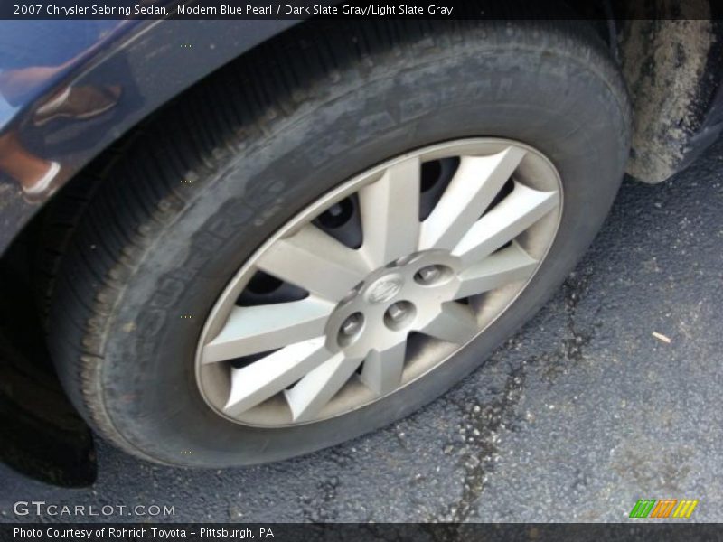 Modern Blue Pearl / Dark Slate Gray/Light Slate Gray 2007 Chrysler Sebring Sedan