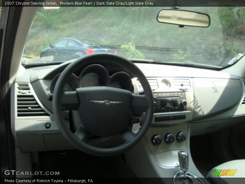 Modern Blue Pearl / Dark Slate Gray/Light Slate Gray 2007 Chrysler Sebring Sedan