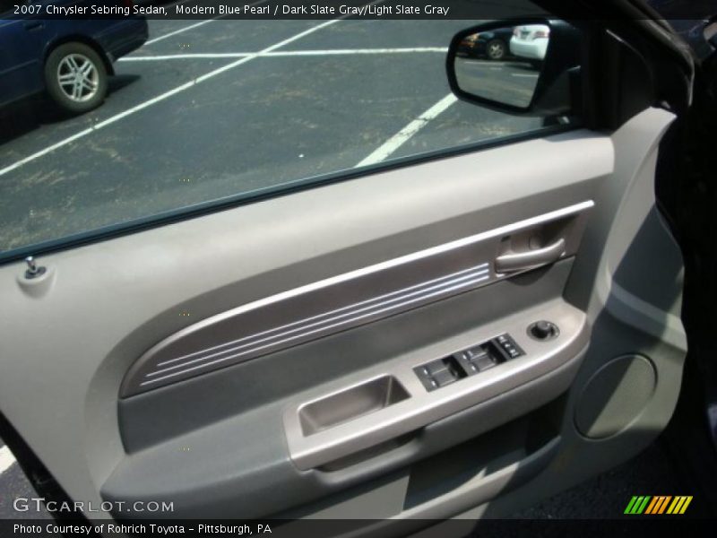Modern Blue Pearl / Dark Slate Gray/Light Slate Gray 2007 Chrysler Sebring Sedan