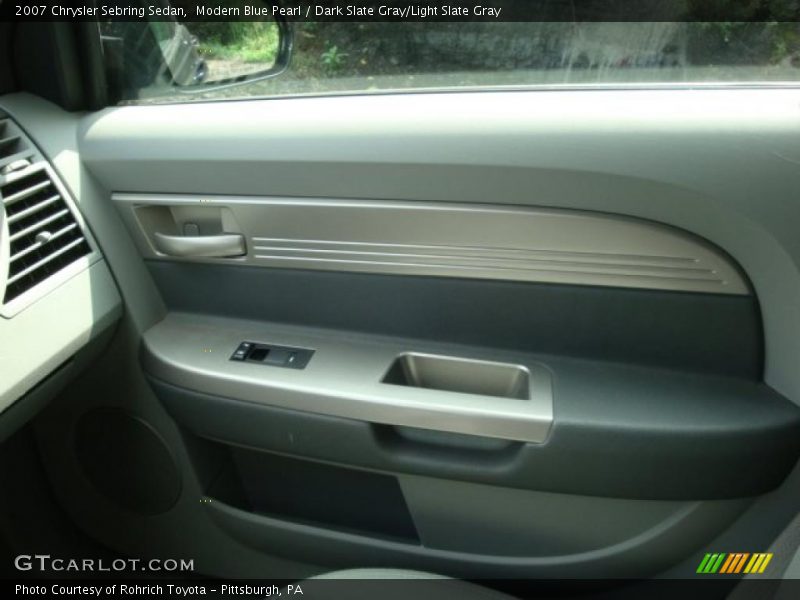 Modern Blue Pearl / Dark Slate Gray/Light Slate Gray 2007 Chrysler Sebring Sedan