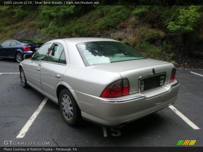 Silver Birch Metallic / Dark Ash/Medium Ash 2003 Lincoln LS V6