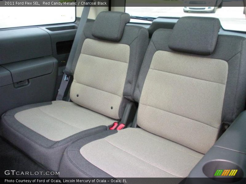 Red Candy Metallic / Charcoal Black 2011 Ford Flex SEL