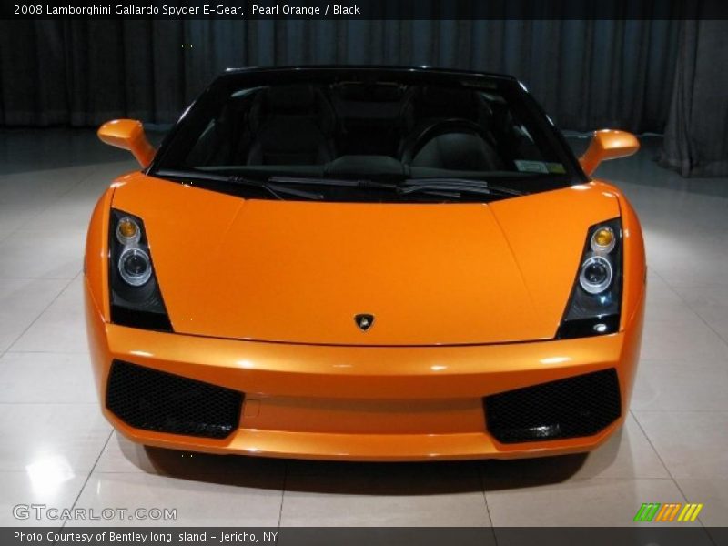 Pearl Orange / Black 2008 Lamborghini Gallardo Spyder E-Gear