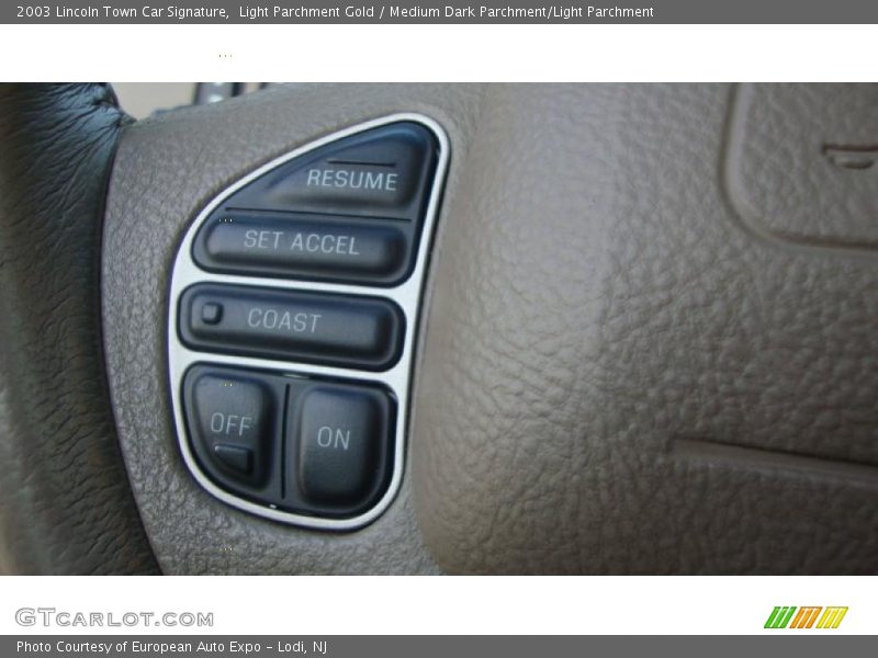 Light Parchment Gold / Medium Dark Parchment/Light Parchment 2003 Lincoln Town Car Signature