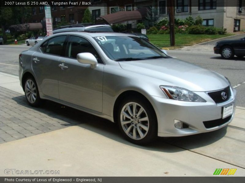 Tungsten Pearl / Black 2007 Lexus IS 250 AWD