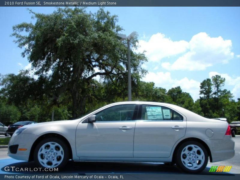 Smokestone Metallic / Medium Light Stone 2010 Ford Fusion SE