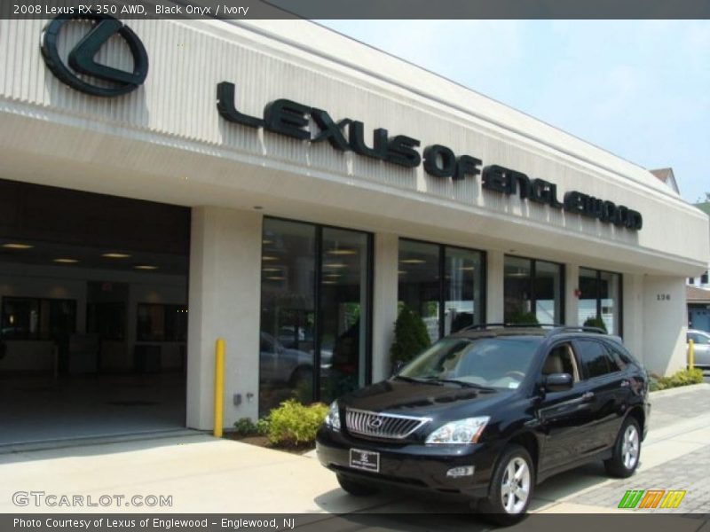 Black Onyx / Ivory 2008 Lexus RX 350 AWD