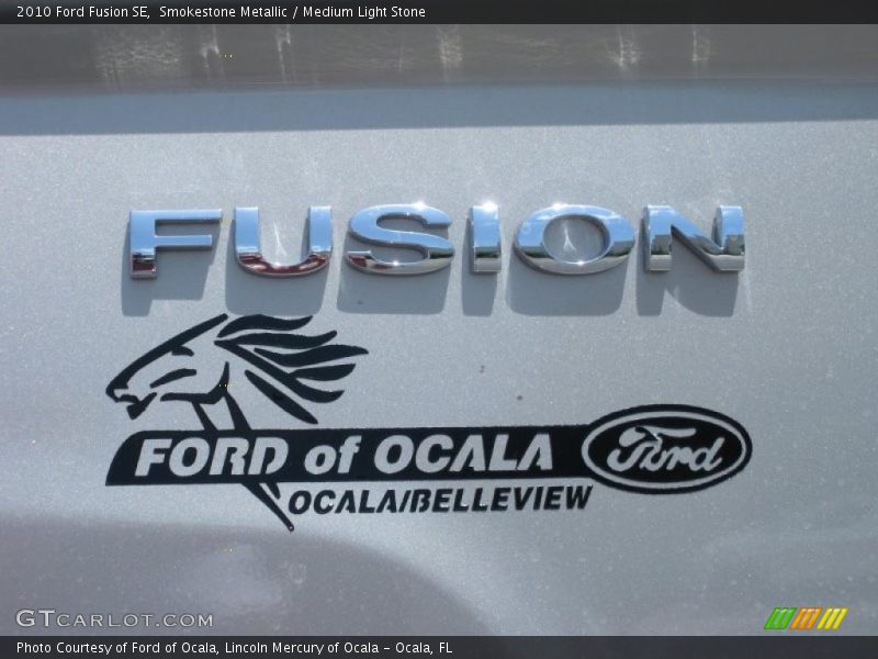 Smokestone Metallic / Medium Light Stone 2010 Ford Fusion SE