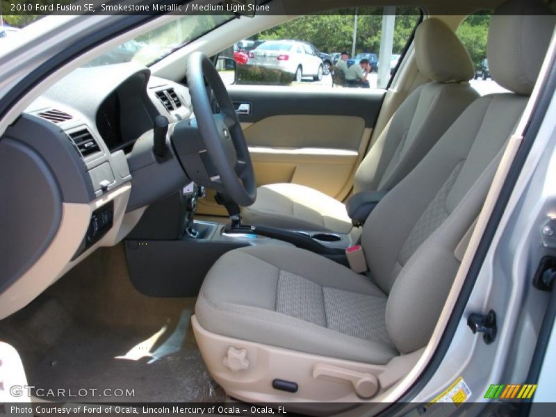 Smokestone Metallic / Medium Light Stone 2010 Ford Fusion SE