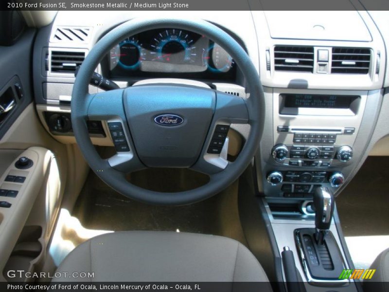 Smokestone Metallic / Medium Light Stone 2010 Ford Fusion SE