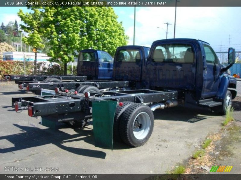 Indigo Blue Metallic / Dark Pewter 2009 GMC C Series Topkick C5500 Regular Cab Chassis