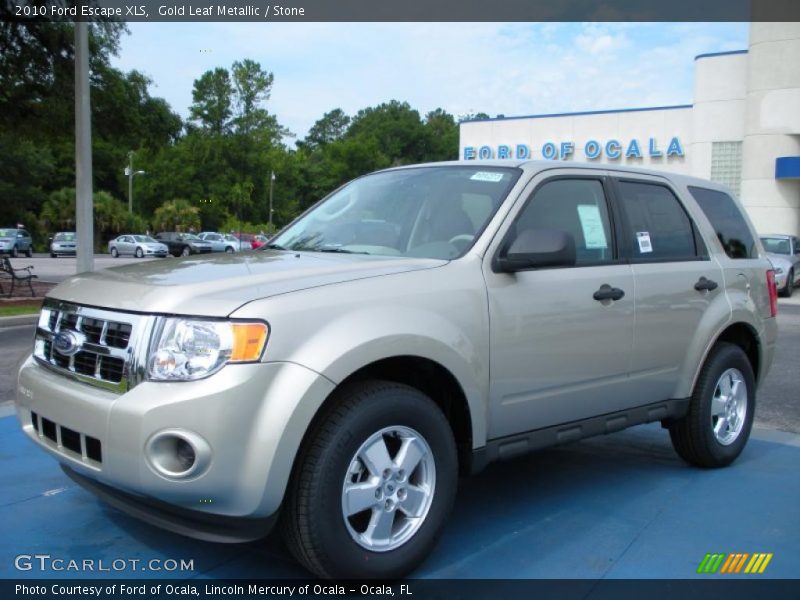 Gold Leaf Metallic / Stone 2010 Ford Escape XLS
