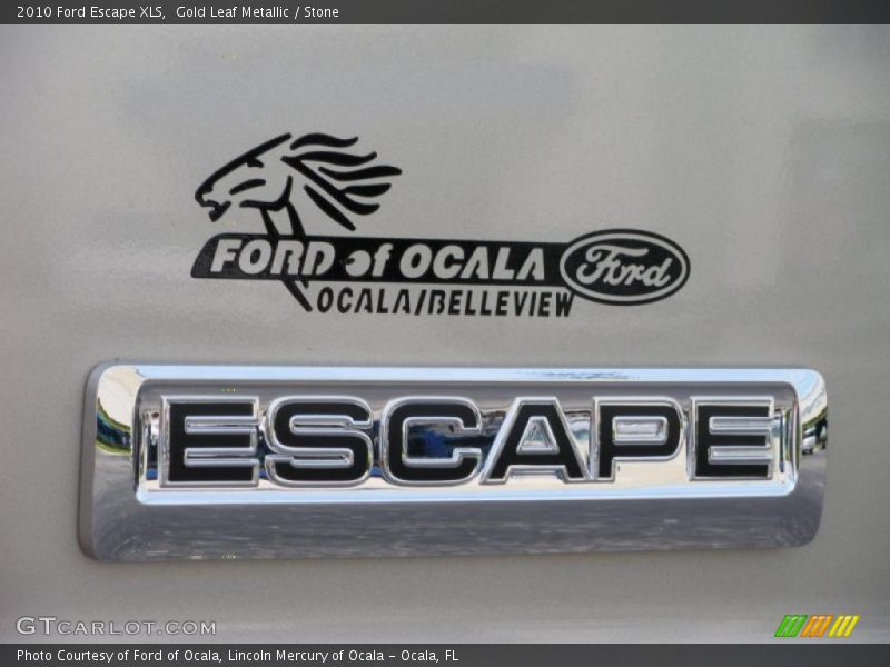 Gold Leaf Metallic / Stone 2010 Ford Escape XLS