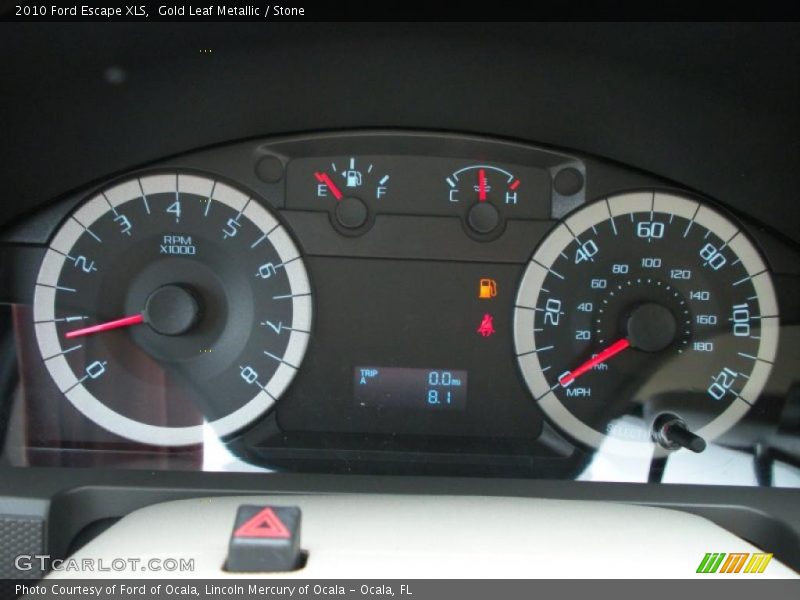 Gold Leaf Metallic / Stone 2010 Ford Escape XLS