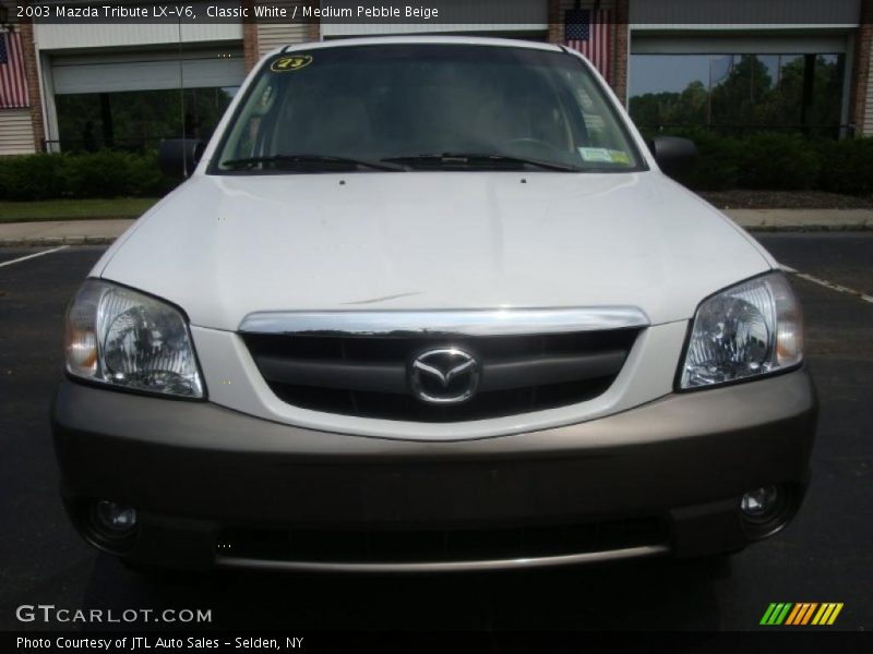 Classic White / Medium Pebble Beige 2003 Mazda Tribute LX-V6