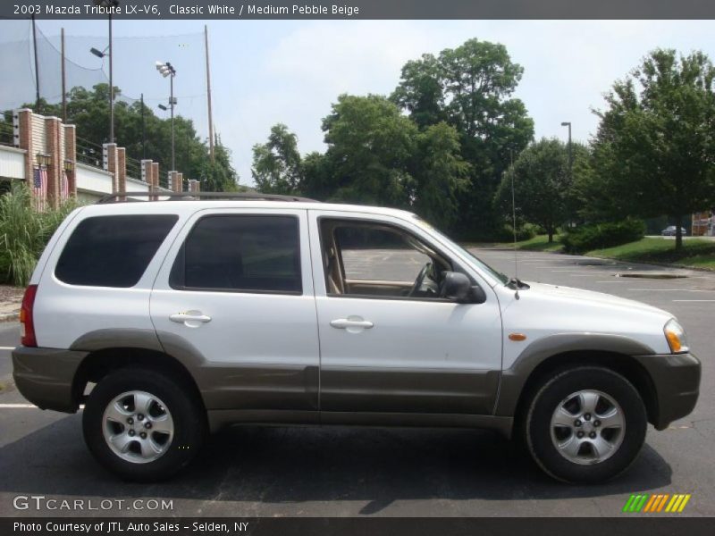 Classic White / Medium Pebble Beige 2003 Mazda Tribute LX-V6