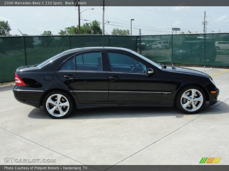 Black / Black 2006 Mercedes-Benz C 230 Sport