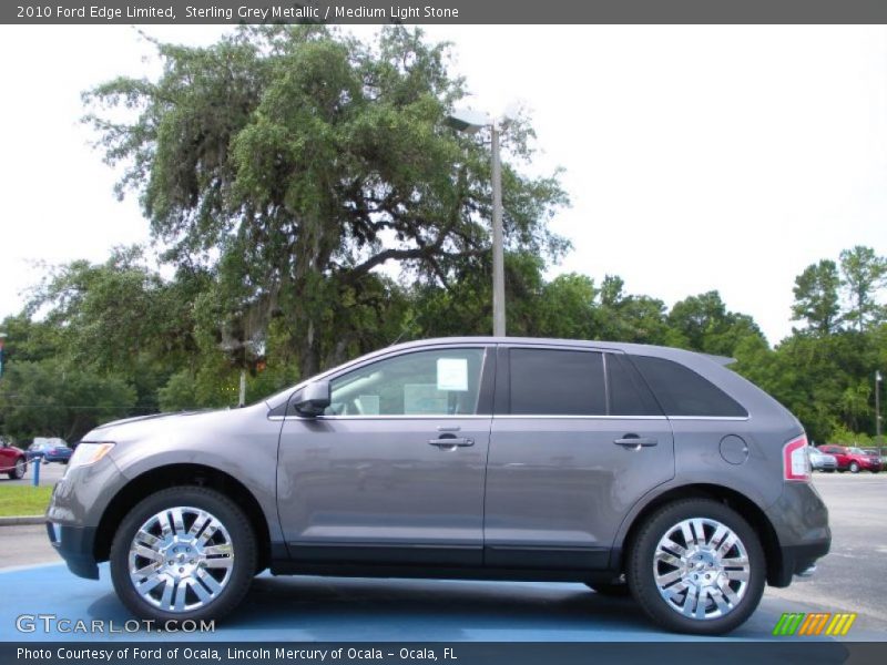 Sterling Grey Metallic / Medium Light Stone 2010 Ford Edge Limited