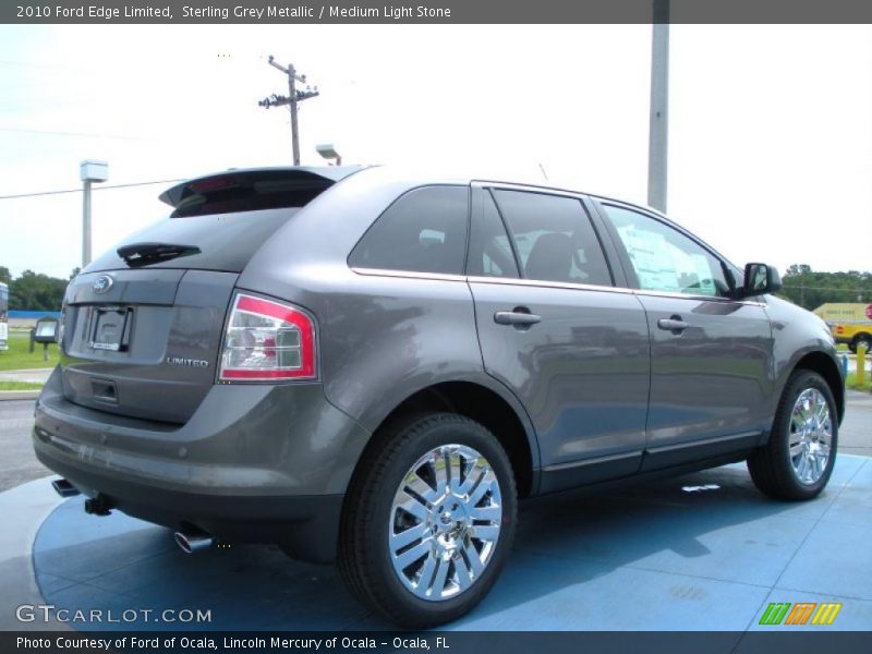 Sterling Grey Metallic / Medium Light Stone 2010 Ford Edge Limited