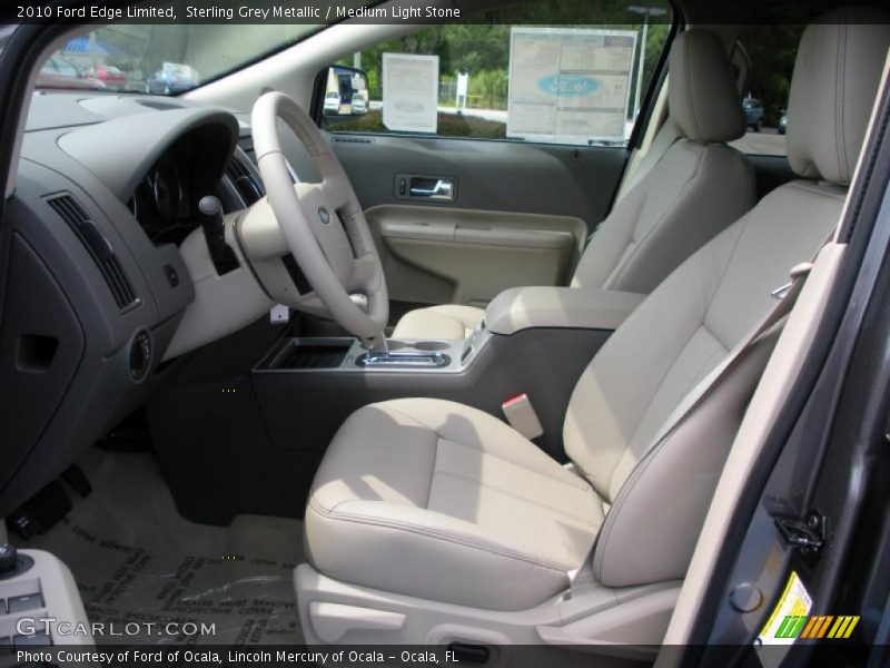 Sterling Grey Metallic / Medium Light Stone 2010 Ford Edge Limited