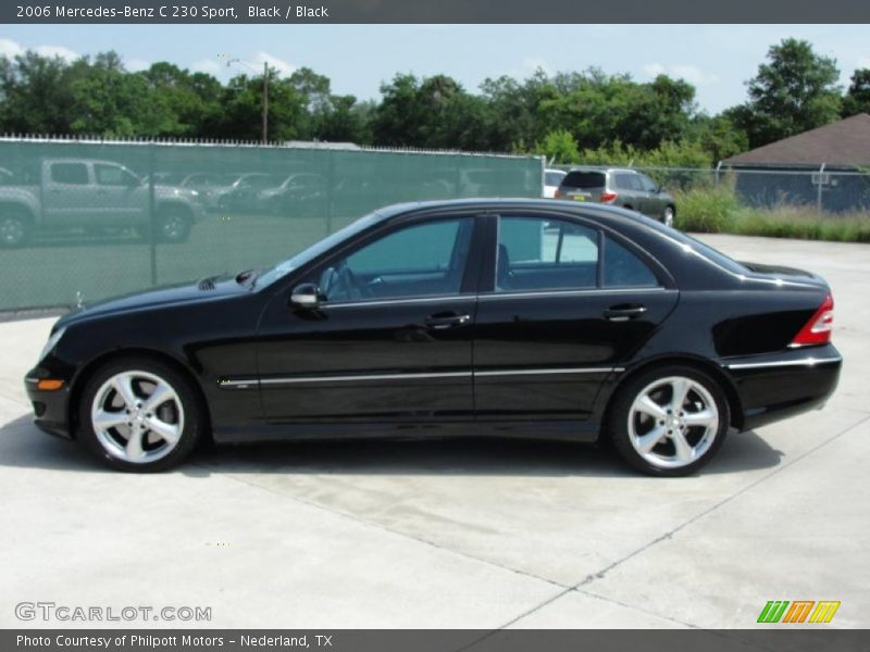 Black / Black 2006 Mercedes-Benz C 230 Sport